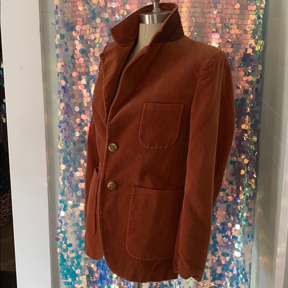 Vintage Jackets & Blazers - •⬇️VINTAGE RUST VELEVT JOHN WEITZ BLAZER•⬇️FINAL UNLESS BUNDLING 2+ ITEMS⬇️